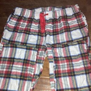 Large plaid old navy pajamas